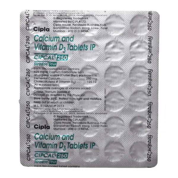 Cipcal 250 Tablet for Bone, Joint and Muscle Care